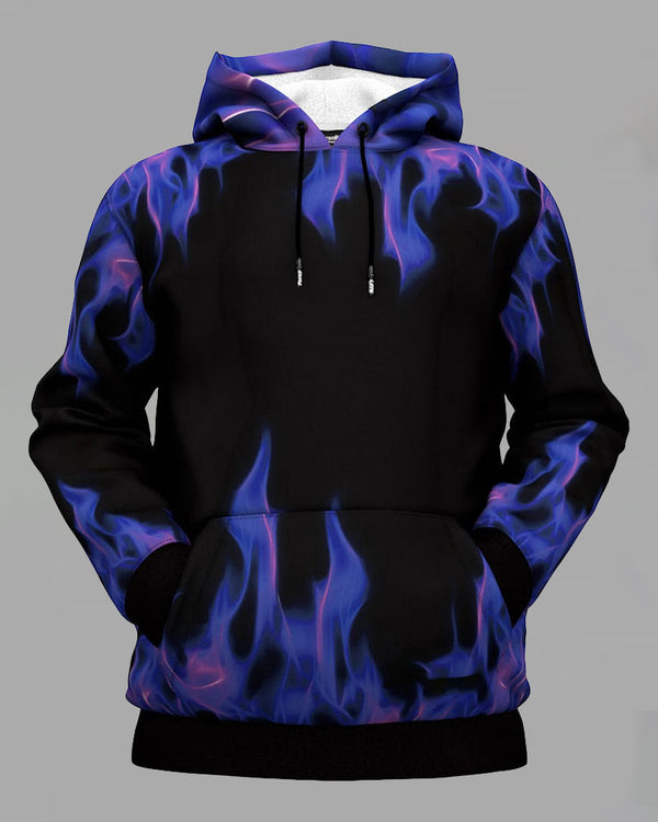 3D Street Hip-hop Print Hoodie