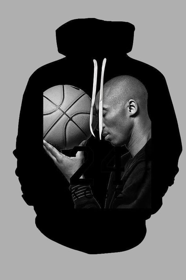 3D Basketball Player Printed Hoodie Sweatshirt