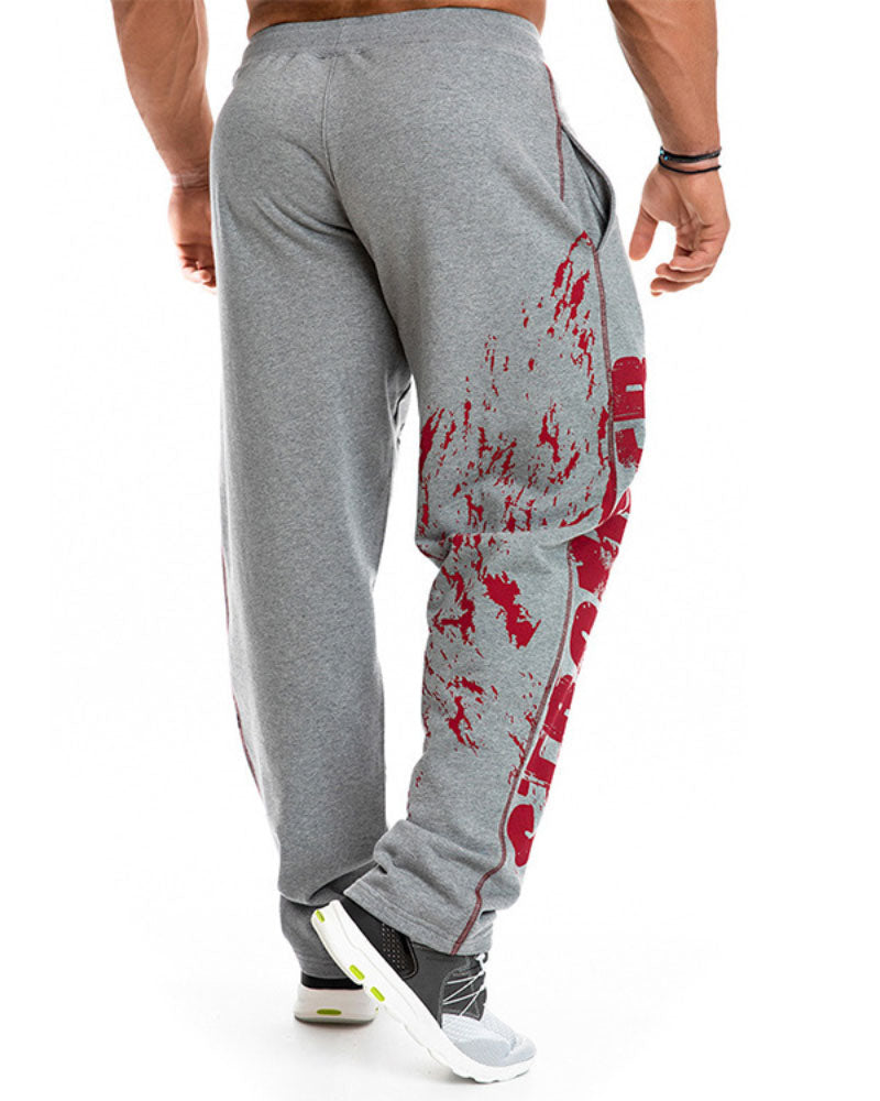 Fashion Sports Print Sweatpants