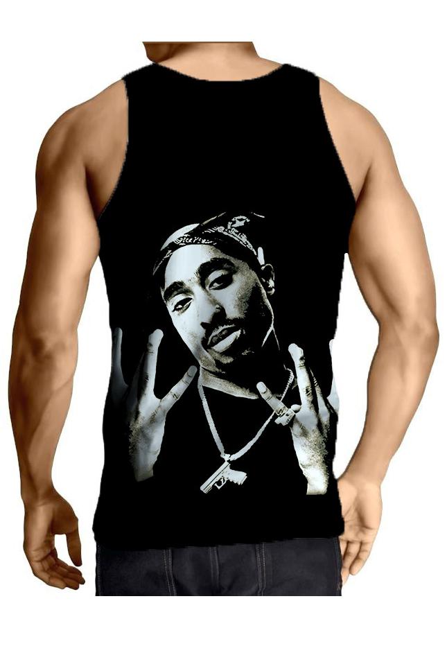 3D Hiphop Printed Sleeveless Tank Top