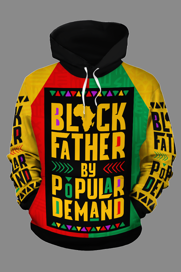 BLACK POPULAR DEMAND ALL-OVER HOODIE