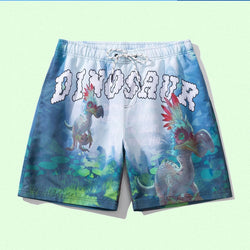 Casual 3D Cartoon Printed Oversize Shorts