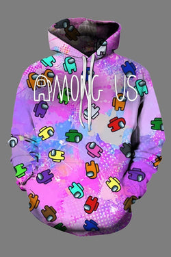 Hot 3D Game Digital Printed Hooded Sweatshirt