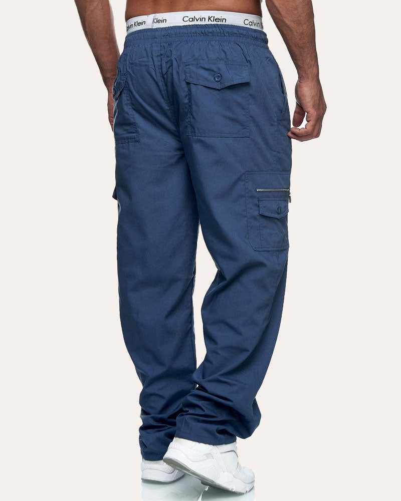 Loose Straight-leg Cargo Pants