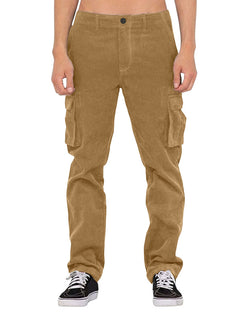 Casual Corduroy Cargo Pants