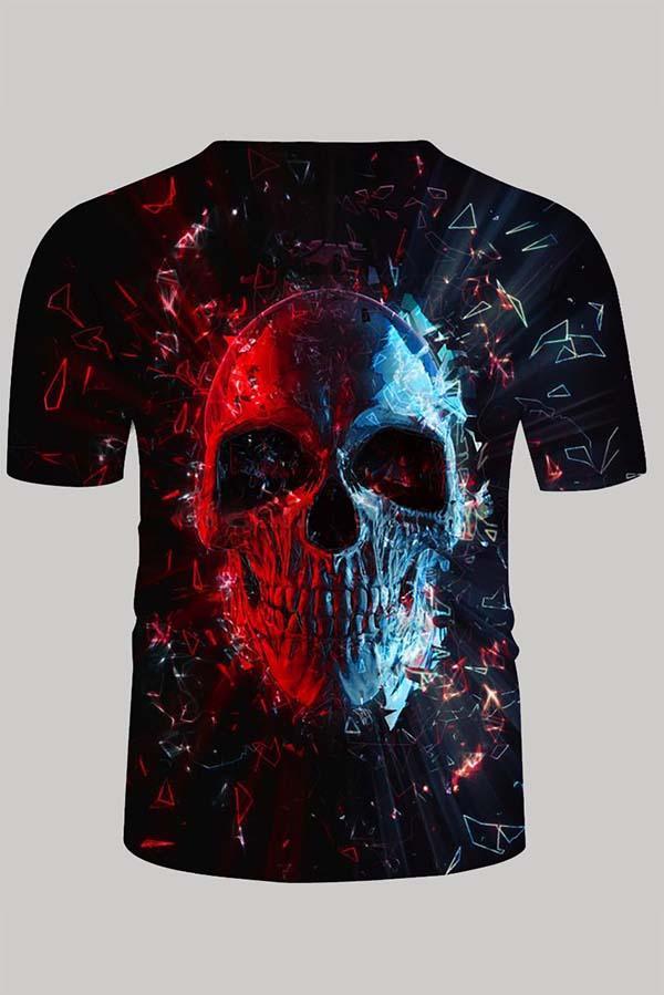 The 3D Skeleton print Short Sleeve T-shirt