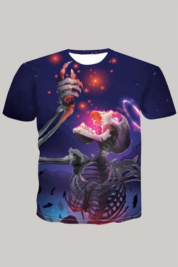 The 3D Skeleton print Short Sleeve T-shirt