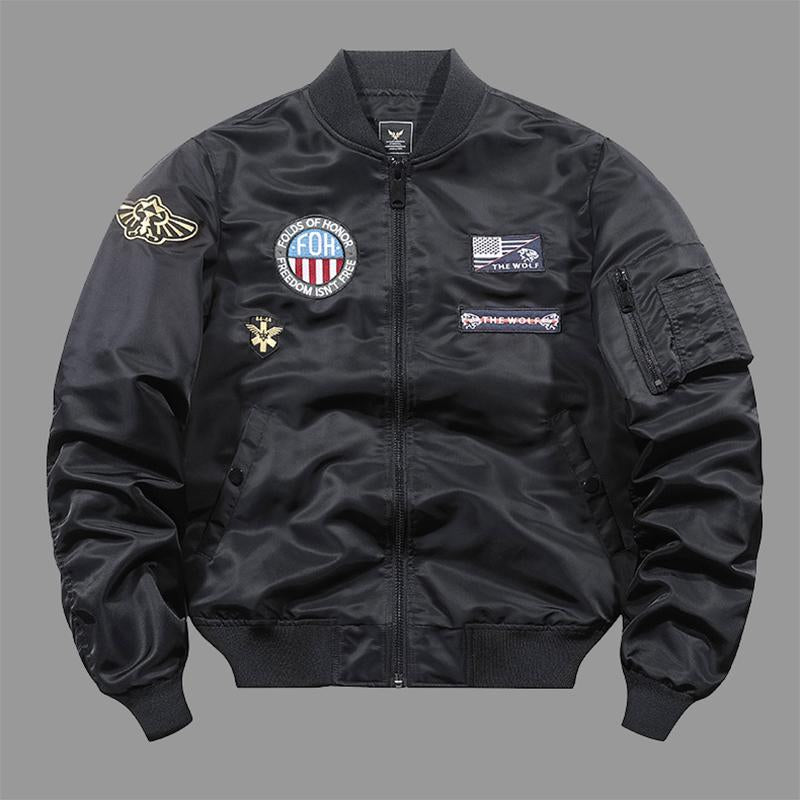 Street Tiger Embroidered Fly Jacket