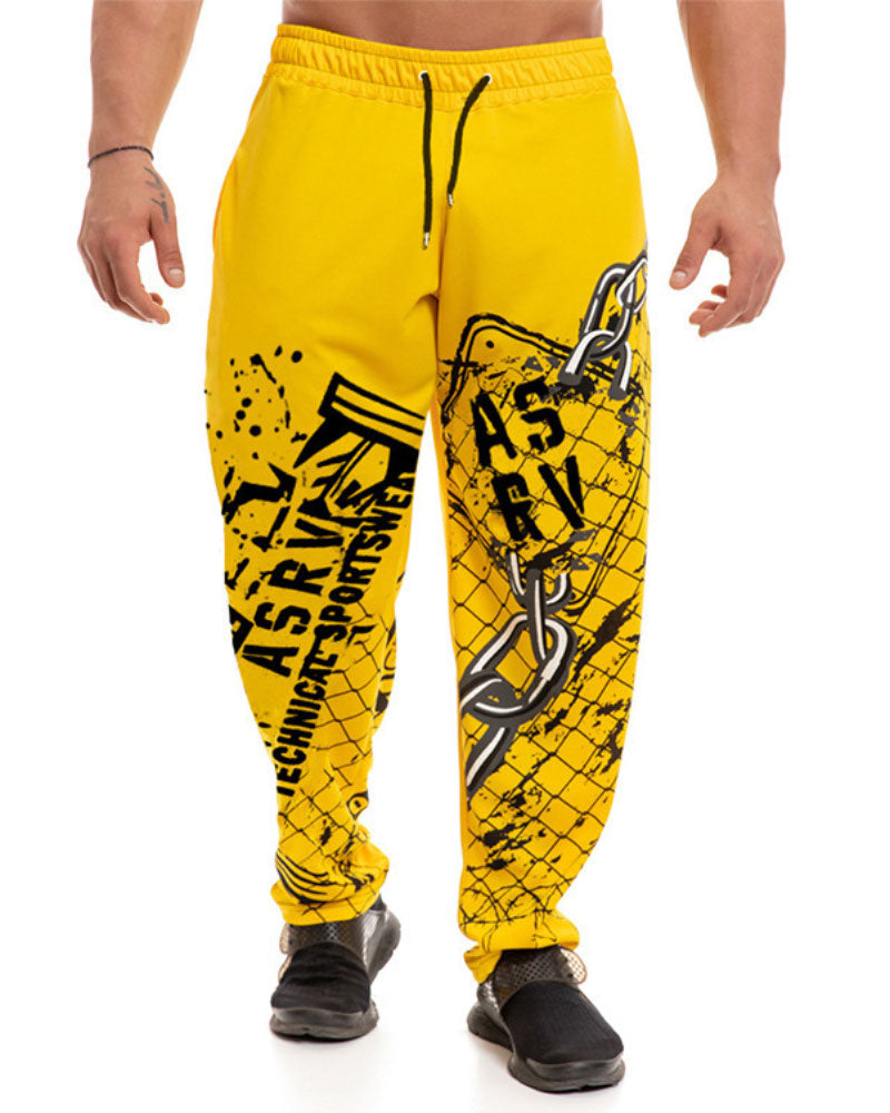 Fashion Sports Print Sweatpants