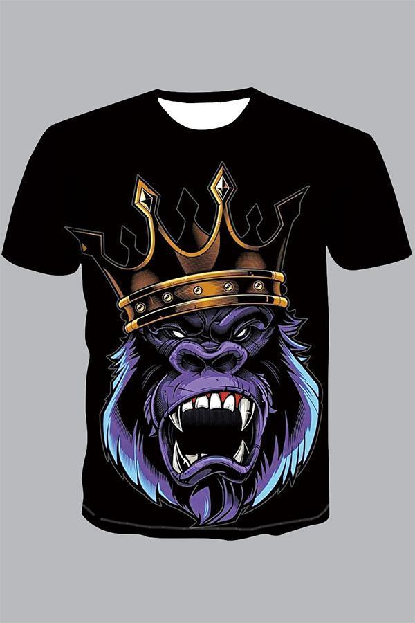 Crown Orangutan King Short Sleeve Men T-shirt