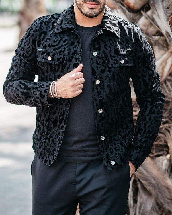 Fashion Leopard Print Jacket