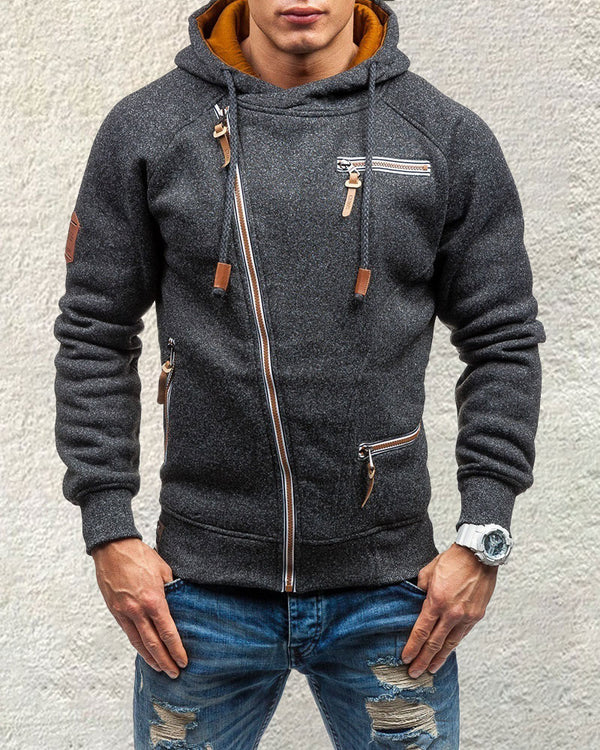 Stylish Multi-Zip Hoodie