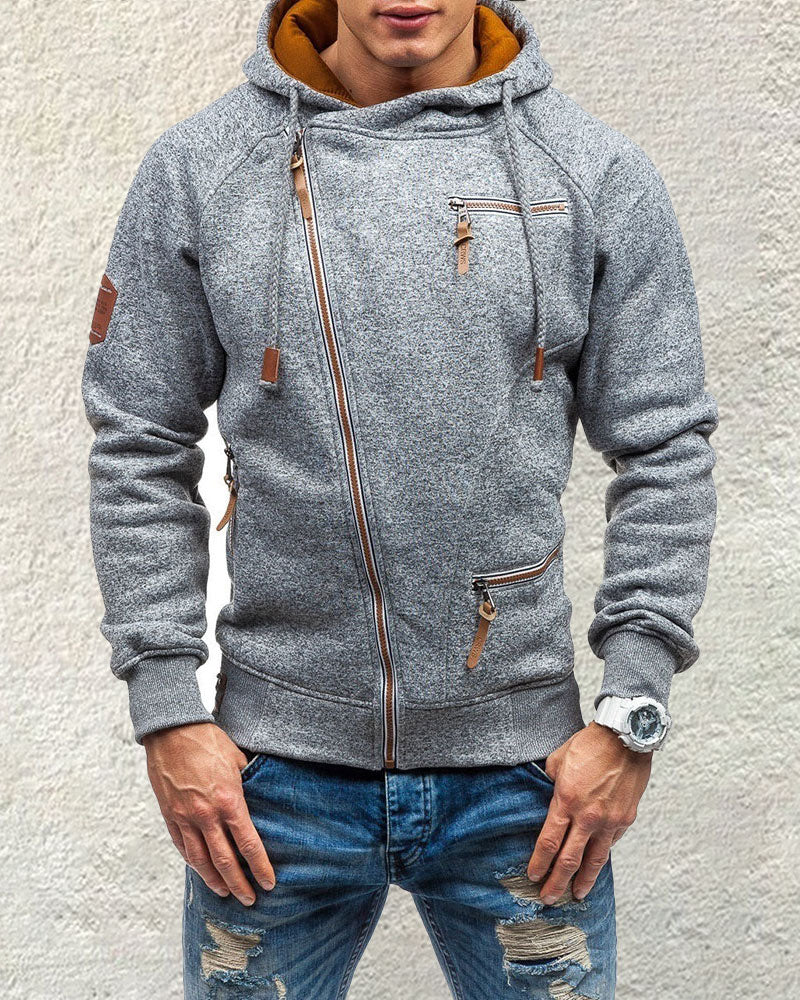 Stylish Multi-Zip Hoodie