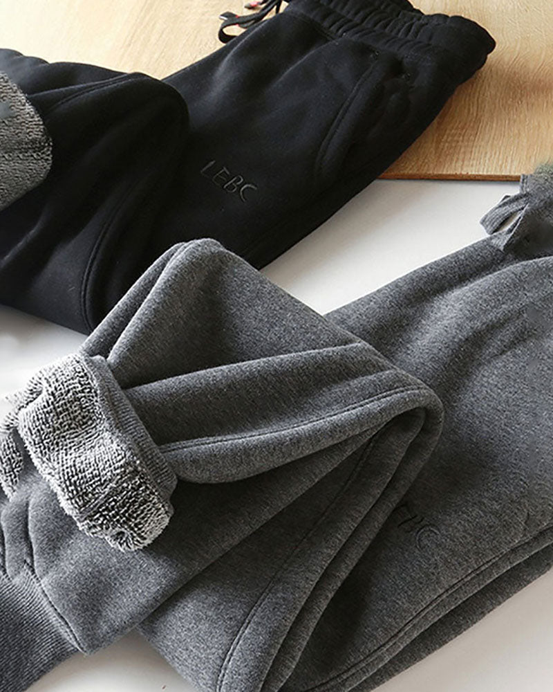 Relaxed Fit Tapered Fleece Sweatpants