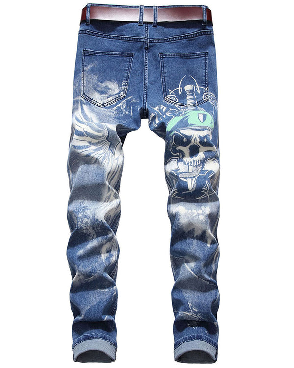 Retro Print Trend Jeans