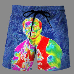 Casual   3D celebrity Printed Loose Shorts