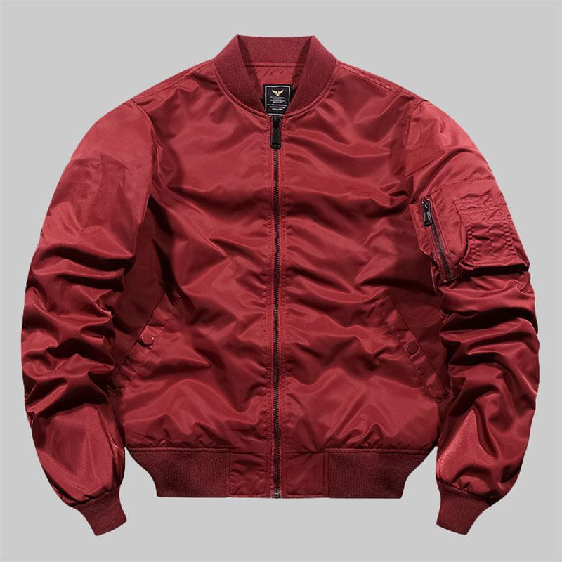 Street Solid Color Fly Jacket