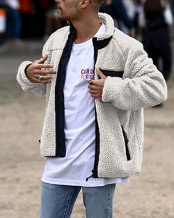 Trendy Sherpa Pocket Jacket