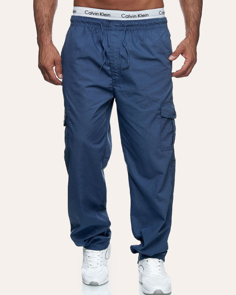 Loose Straight-leg Cargo Pants