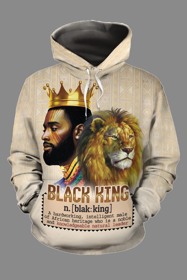 LION BLACK KING ALL-OVER HOODIE