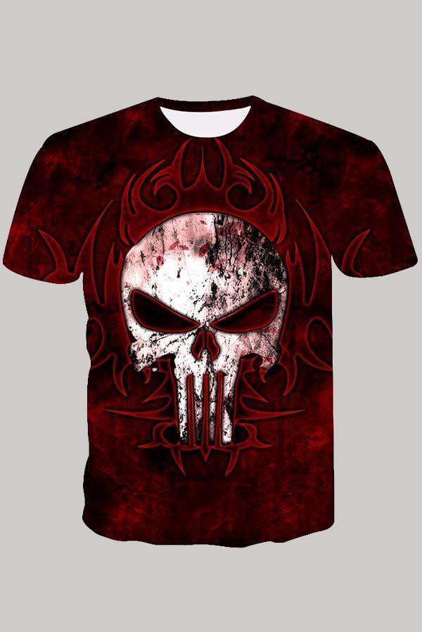 The 3D Skeleton print Short Sleeve T-shirt