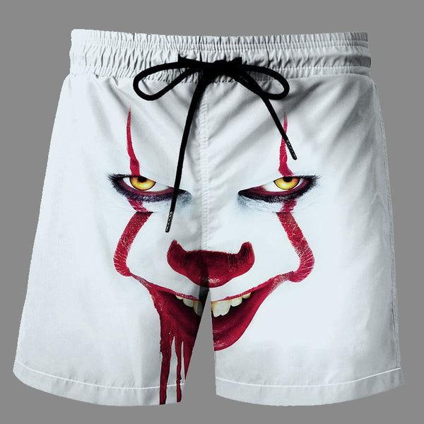 Casual Joker 3D Printed Loose Shorts