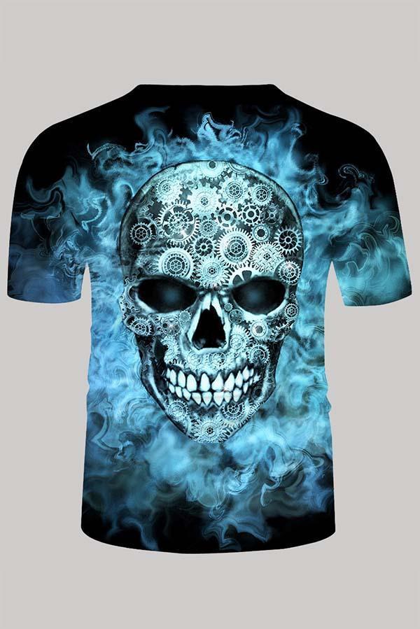 The 3D Skeleton print Short Sleeve T-shirt