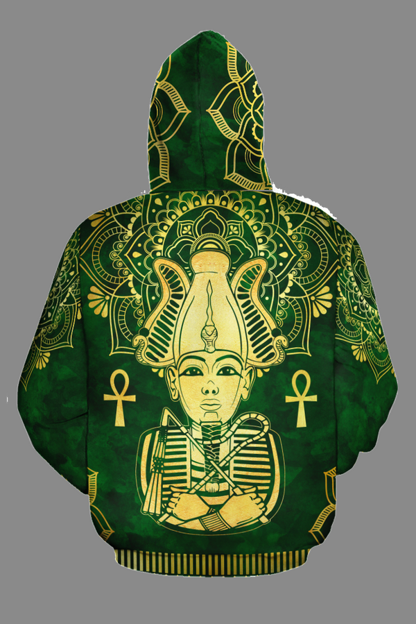 OSIRIS PATTERN ALL-OVER HOODIE