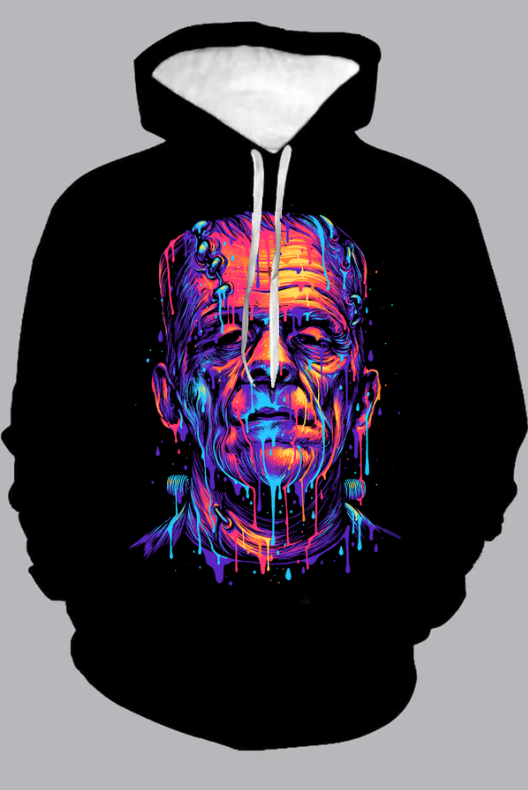 Street 3D Melaninful Digital Printed Hooded Sweatshirt