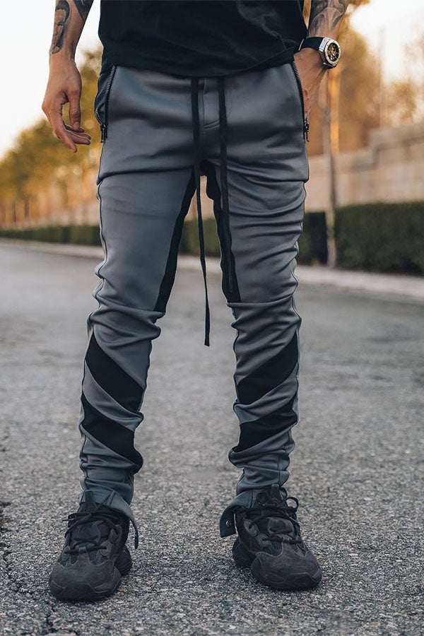 Low-foot Zippered Cargo Pants