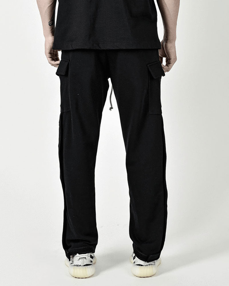 Casual Button Cargo Pants