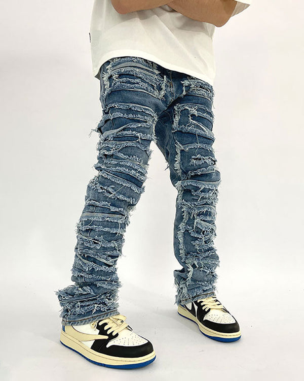 Trendy Layered Jeans
